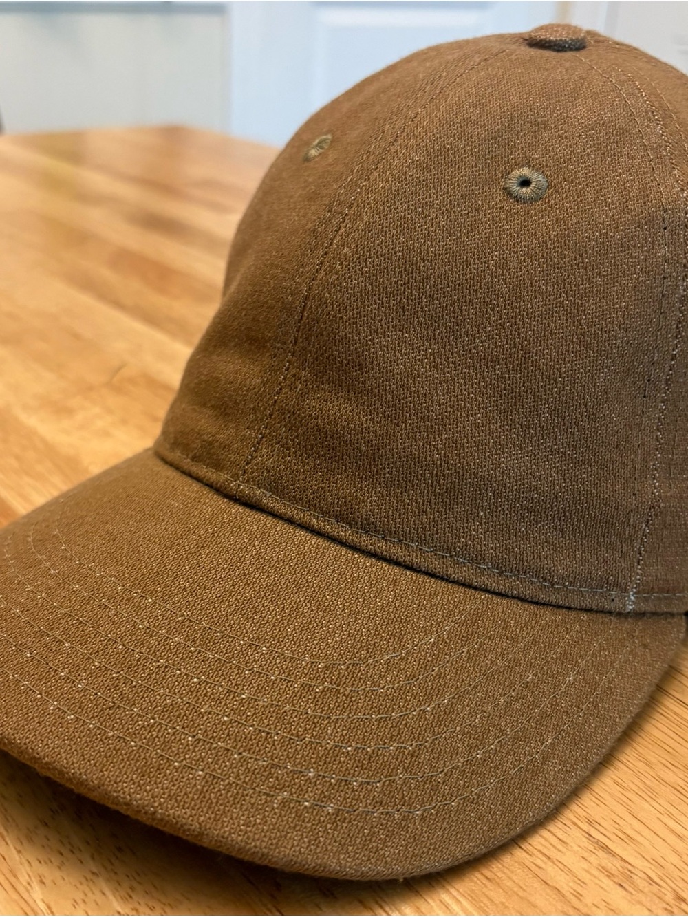 WIESMADE DENIM CAP
14OZ | BROKEN TWILL DENIM WHEAT - Picture 5 of 6